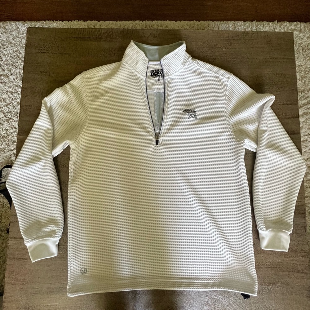 Straight Down Torrey Pines Waffle Quarter Zip
